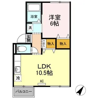 さくら荘 B【1階】の間取り