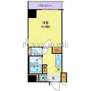 シンシアフォーディ幡ヶ谷【5階】の間取り
