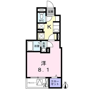 ココ・オランジュ M【3階】の間取り