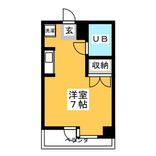 グランドゥール登戸【5階】の間取り