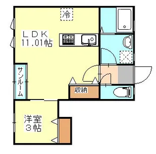 NCOLOR.f【2階】の間取り