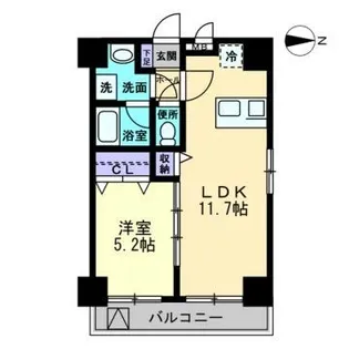 Arc Stage表町【7階】の間取り