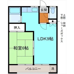 ハイツM1【2階】の間取り
