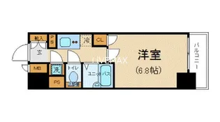 パレステュディオ銀座東【3階】の間取り
