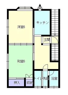 アパートメント武田【2階】の間取り