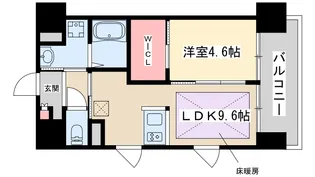 第26関根マンション【10階】の間取り