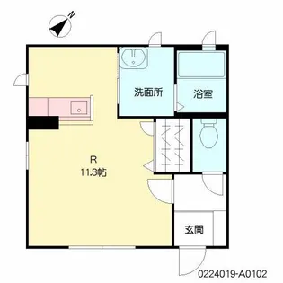 シャイニーヒル【1階】の間取り