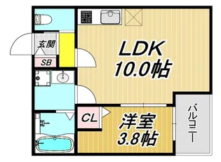 フィジー【1階】の間取り