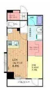 ビュークレスト大分駅南【3階】の間取り