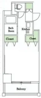 グリーンホーム東京【12階】の間取り