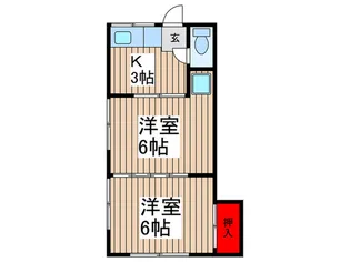 久恒荘【2階】の間取り