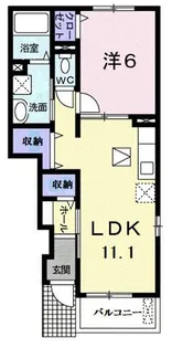 ブリーゼ【1階】の間取り