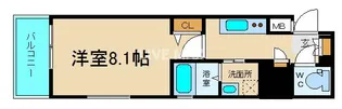 ベラジオ京都西大路【8階】の間取り