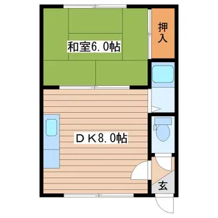 コーポ米沢【3階】の間取り