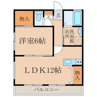ローズハウス【1階】の間取り