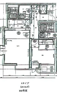 ヴァン・ヴェール武蔵小山【3階】の間取り