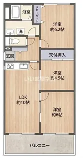 レジデンス貝塚2号館【2階】の間取り