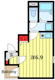 L.メゾン扇大橋【2階】の間取り