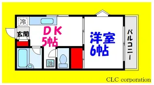 第3中川ハイツ【1階】の間取り