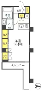 カスタリア目黒鷹番【3階】の間取り