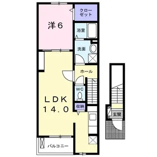 グロリア【2階】の間取り