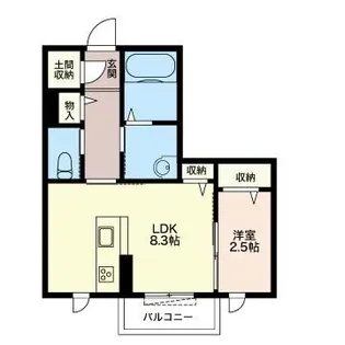 メゾンISHITA【1階】の間取り