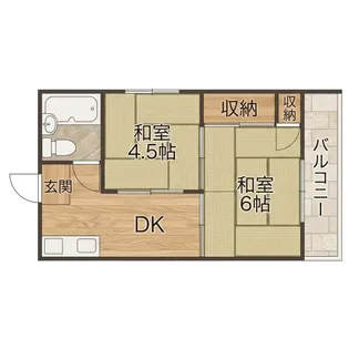 ベルメゾン玉出【2階】の間取り