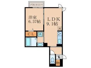 アイリス伏見【2階】の間取り