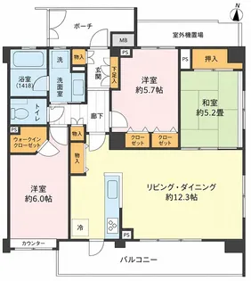 aie八王子【2階】の間取り