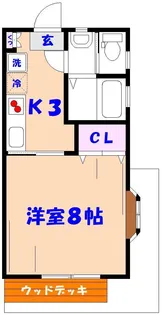 RESIDENCE8092 ONIGOE【1階】の間取り