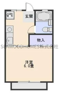 パールハイム【1階】の間取り
