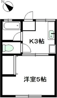 グリーンハイツ【1階】の間取り