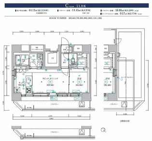 RELUXIA TOKYO EAST【8階】の間取り