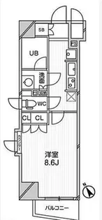 デュオステージ後楽園【4階】の間取り