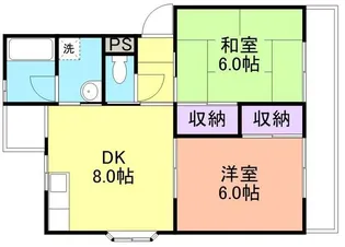 ハイツマンボウ【1階】の間取り