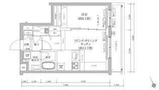 アイルグランデ押上ノースドゥーエ【1階】の間取り
