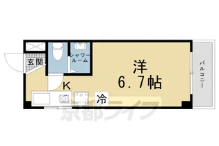 グランタック東山【4階】の間取り