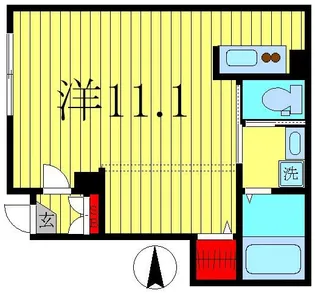 パオメゾン新宿【1階】の間取り