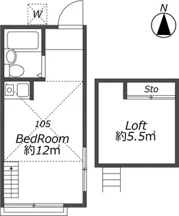 ピアジュール【1階】の間取り