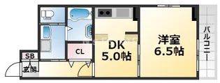 マリス神戸WING【4階】の間取り