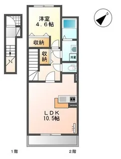 フィオーレ【2階】の間取り