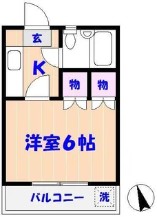 コーポすみれ【2階】の間取り