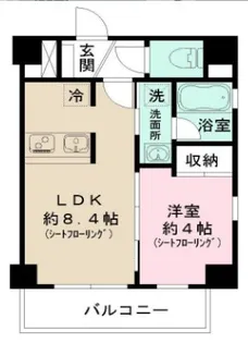 カーナ大井町【3階】の間取り