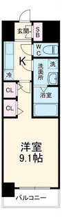 セイル淀屋橋【5階】の間取り