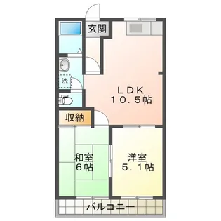 レジデンス165【2階】の間取り