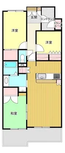 ラフォーレ ビラ初生【3階】の間取り