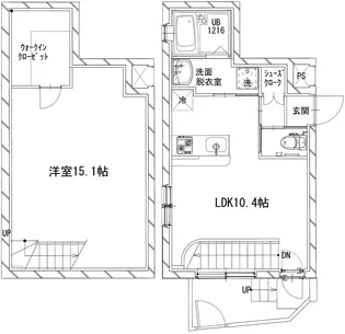 ATLAS COURT(アトラスコート)【1階】の間取り