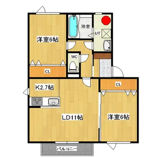 Aspen House(アスペンハウス)【2階】の間取り