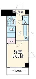 NOWA BUILD.V【5階】の間取り