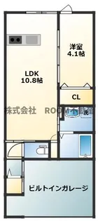 CASTELLO D【1階】の間取り